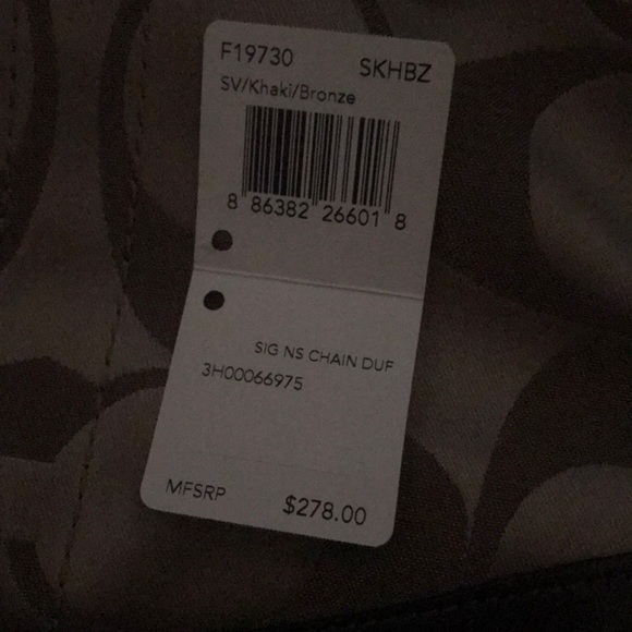 Tan coach bag - Picture 2 of 2